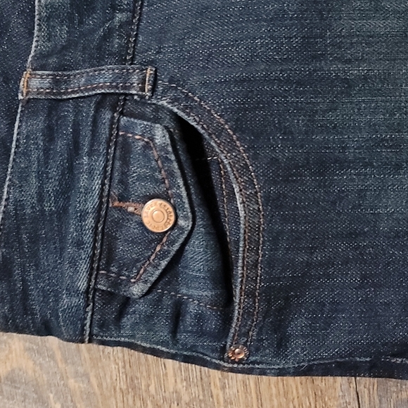 Brand NWT Eddie Bauer woman's jeans curvy fit size 10 bark blue color mint new - Picture 3 of 12